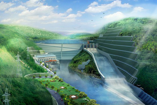 加茂镇老挝南塔河1号水电站项目